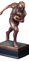 Antique Football Runner Sculpture